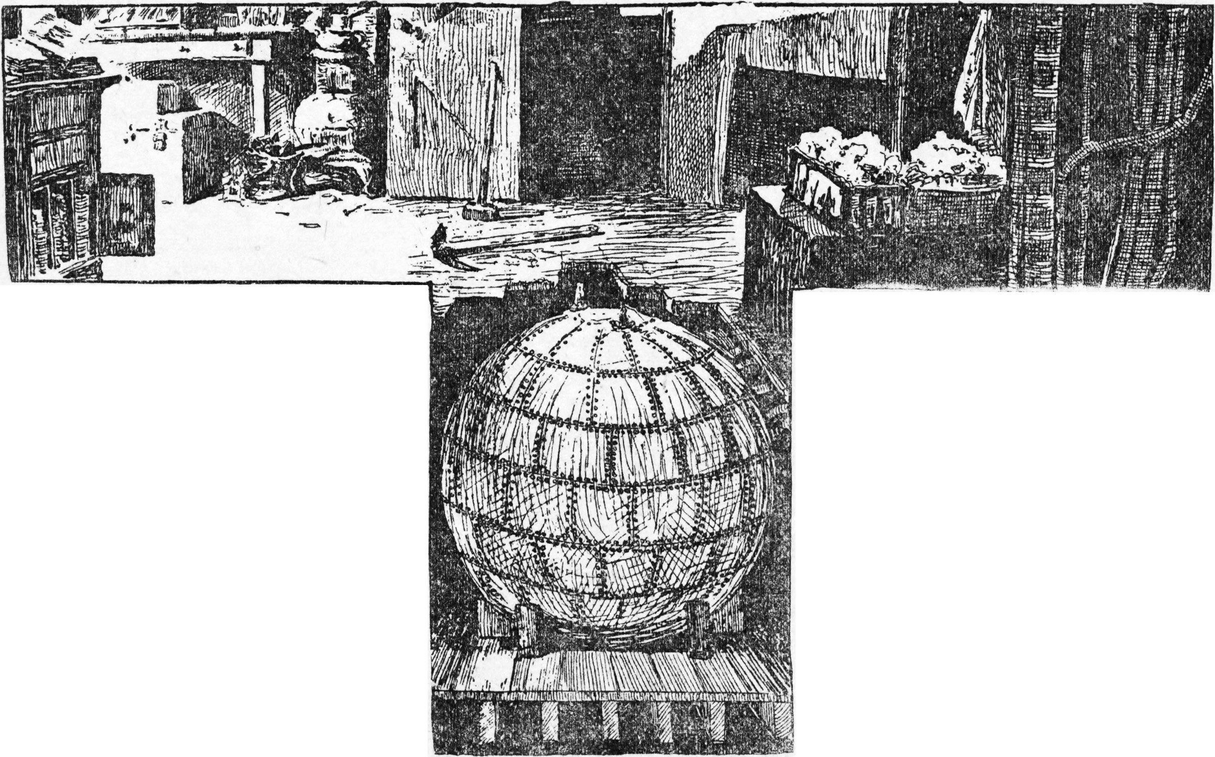 Large metal sphere found beneath Keely laboratory space